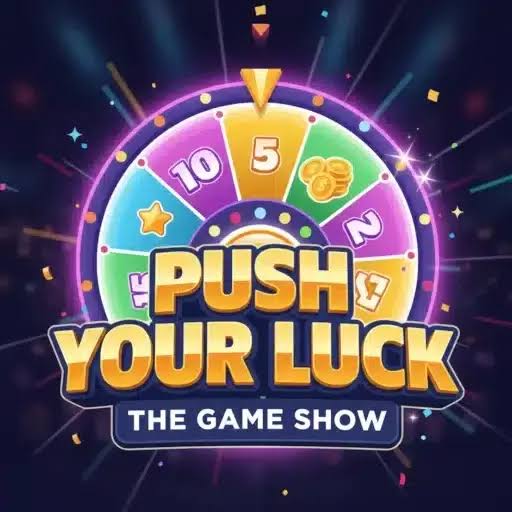 Push Your Luck game show wheel and title